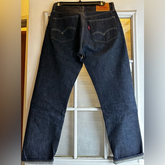 Levi’s vintage clothing 1954 501z 32x30 raw selvedge denim jeans - Picture 3 of 8